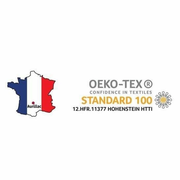 ABEIL Set de 2 Almohadas Antiácaros 100% Algodón Orgánico 60 x 60 cm Confortables Ecológicas 2