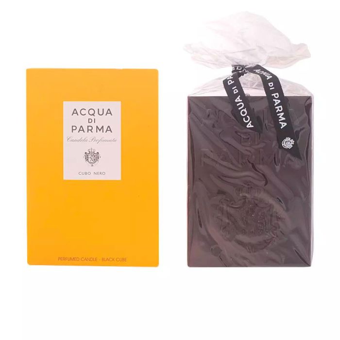 Acqua Di Parma CUBE CANDLE 11 amber black Vela Decorativa Negra 1 unidad con Aroma a Ámbar Negro 1