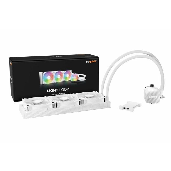 be quiet! LIGHT LOOP 360mm Refrigeración Líquida AIO ARGB Blanca para CPU Intel LGA1851/1700/1200 y AMD AM5/AM4 11