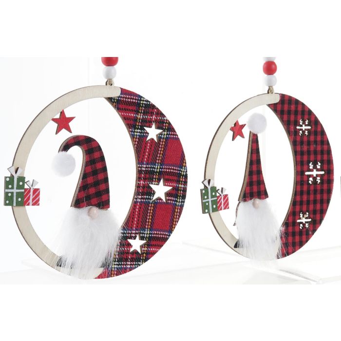 DKD Home Decor Decoración Colgante Navidad Tradicional Gnomo Natural Rojo 12 Unidades Surtido Aleatorio MDF Poliéster 14x14x0.3 cm 1 DKD Home Decor Decoración Colgante Navidad Tradicional Gnomo Natural Rojo 12 Unidades Surtido Aleatorio MDF Poliéster 14x14x0.3 cm 1