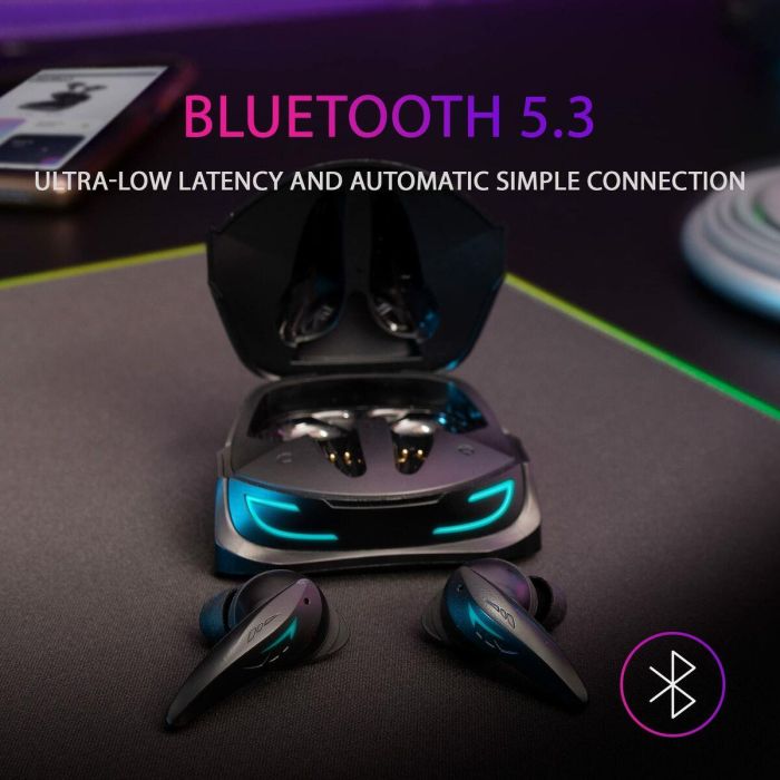 Mars Gaming MHI-Ultra Auriculares Inalámbricos TWS Bluetooth 5.3, ANC+ENC, Batería 24h, Carga Inalámbrica, RGB Flow, IPX4, Negros 10 Mars Gaming MHI-Ultra Auriculares Inalámbricos TWS Bluetooth 5.3, ANC+ENC, Batería 24h, Carga Inalámbrica, RGB Flow, IPX4, Negros 10