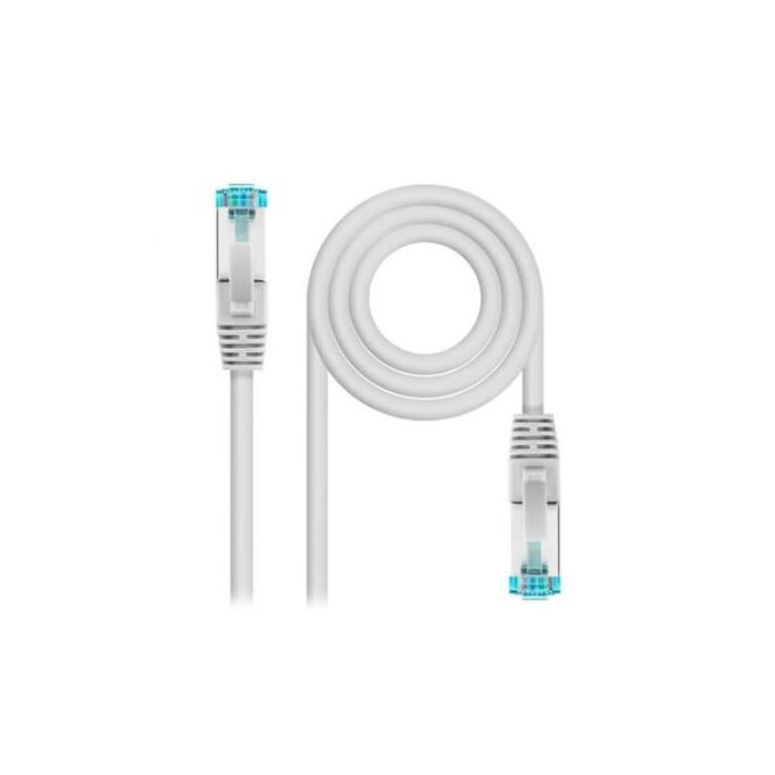 NANOCABLE Cable de Red Cat.7 600MHZ LSZH SFTP PIMF AWG26, Gris, 3m