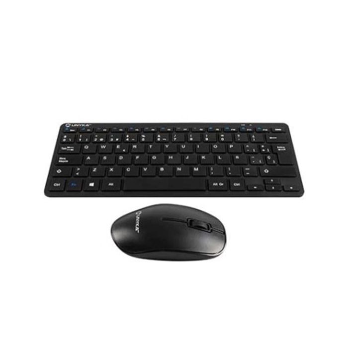 Unykach Kit Teclado + Ratón Mk288 Inalámbrico Negro Español USB