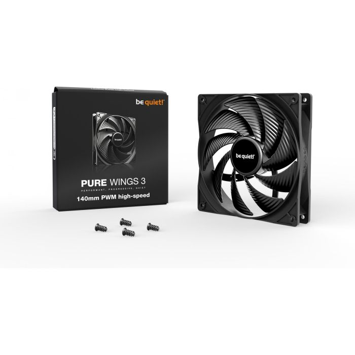 Be Quiet Pure Wings 3 BL109 - Ventilador de caja 140mm PWM de alta velocidad 2
