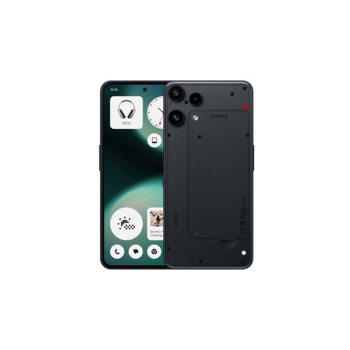 Nothing Nothing Phone (3A) Lite A10400247 Smartphone Negro 8GB RAM 128GB Almacenamiento Cámara 50MP Pantalla Amoled 6.7" Android MediaTek Dimensity 7300 Pro 5