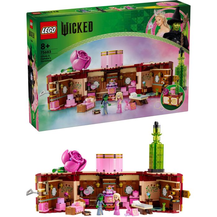 LEGO 75683 Wicked Dormitorio de Glinda y Elphaba - Modelo de coleccionista con minimuñecas 11 LEGO 75683 Wicked Dormitorio de Glinda y Elphaba - Modelo de coleccionista con minimuñecas 11
