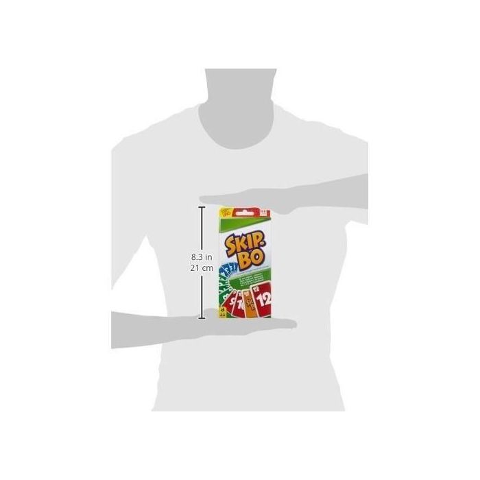 Mattel Games SKIP BO Juego de Cartas para Niños y Adultos +7 Años 4