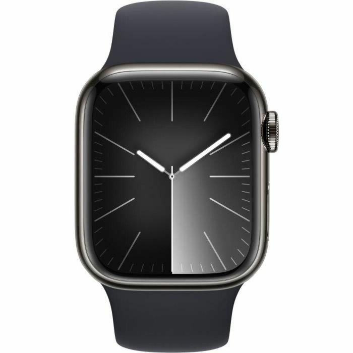 Apple Watch Series 9 GPS + Cellular - 41 mm - Caja de acero grafito - Correa deportiva medianoche - M/L 5