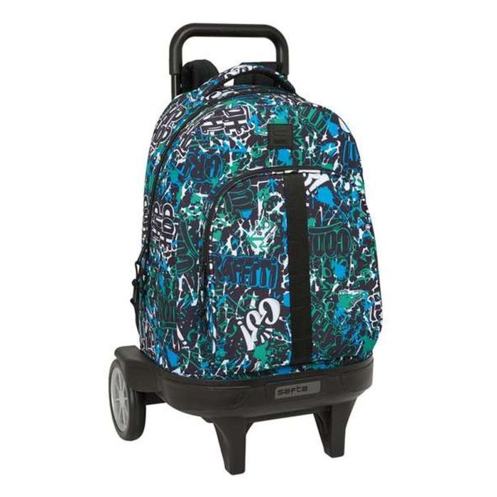 Mochila Escolar con Ruedas Safta Go 33 x 45 x 22 cm Grafiti 0 Mochila Escolar con Ruedas Safta Go 33 x 45 x 22 cm Grafiti 0