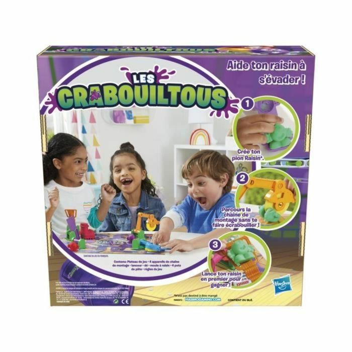 Les Crabouiltous, juego de mesa para niños, a partir de 5 años, juego para la familia con plastilina 1