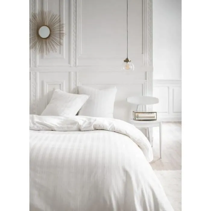 Today VEN3574643519511 - Colcha Prestige 220 x 240 cm para 2 personas, 100% satén de algodón, color tiza 3