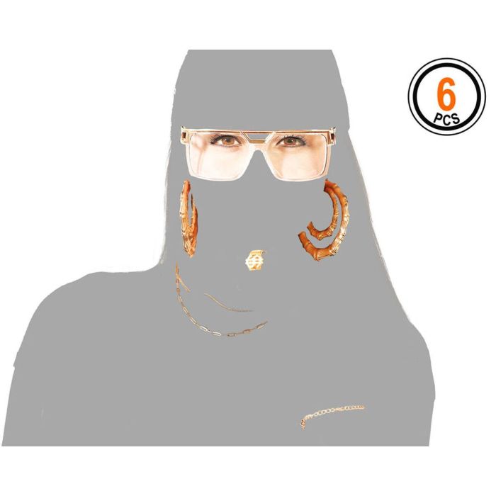 Disfraz para Adultos Rap y Hip Hop (5 Unidades) 4