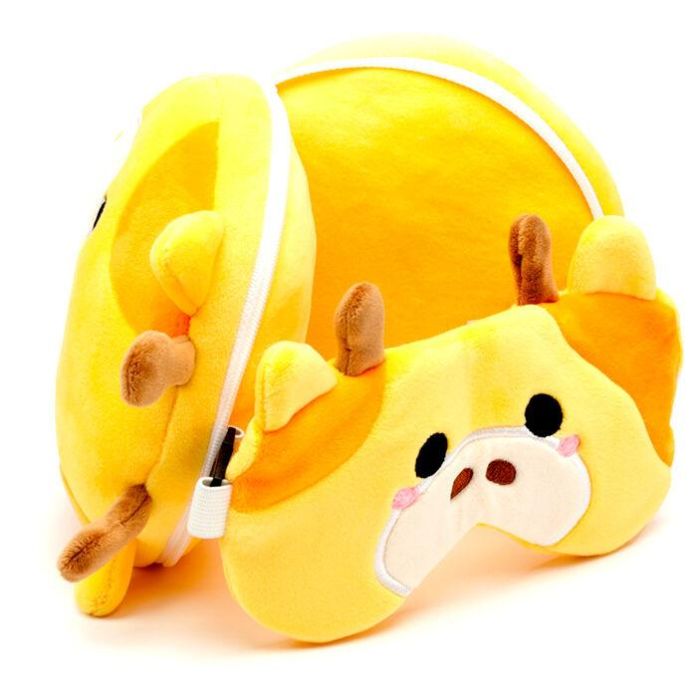 Almohada viaje antifaz Jirafa Relaxeazzz 2 Almohada viaje antifaz Jirafa Relaxeazzz 2