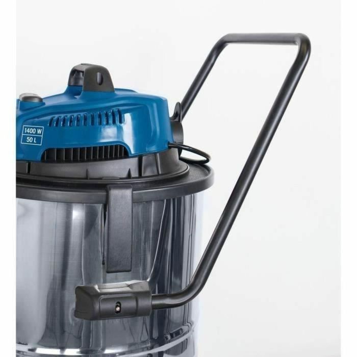 Scheppach ASP50-ES Aspirador en seco y húmedo 50L 1400W, enchufe síncrono 2000W, tanque acero, kit accesorios 8 Scheppach ASP50-ES Aspirador en seco y húmedo 50L 1400W, enchufe síncrono 2000W, tanque acero, kit accesorios 8