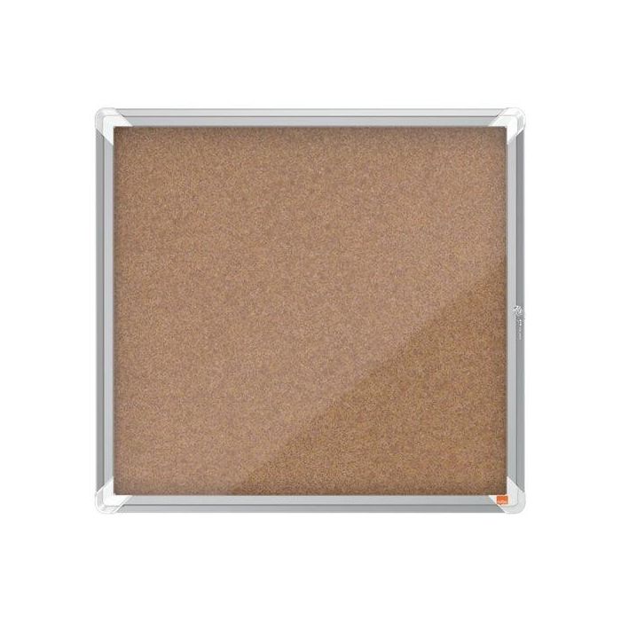 Vitrina Nobo De Interior Con Corcho Para 6 Hojas A4