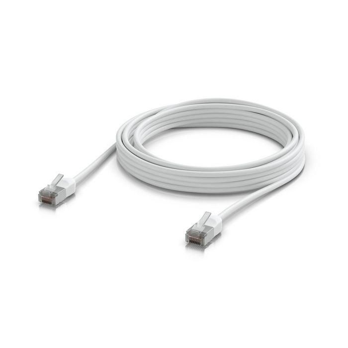 Ubiquiti 5 m, Cat 6A, up to 10 GbE, PoE++, thermoplastic elastomer (TPE), white 3 Ubiquiti 5 m, Cat 6A, up to 10 GbE, PoE++, thermoplastic elastomer (TPE), white 3