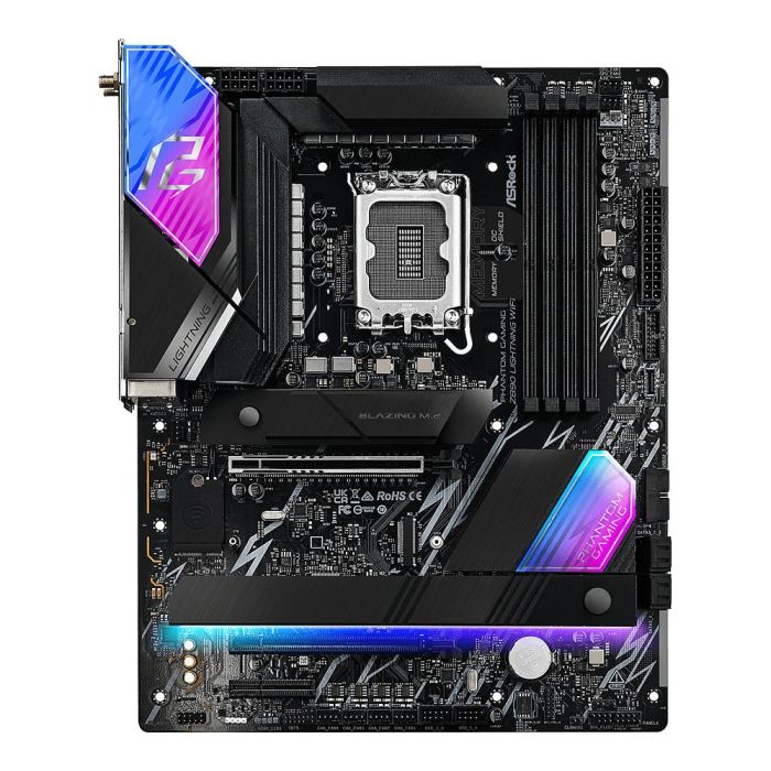ASRock Z890 Phantom Gaming Lightning Wifi DDR5 ATX Intel Core Ultra Z890 para PC ASRock Z890 Phantom Gaming Lightning Wifi DDR5 ATX Intel Core Ultra Z890 para PC