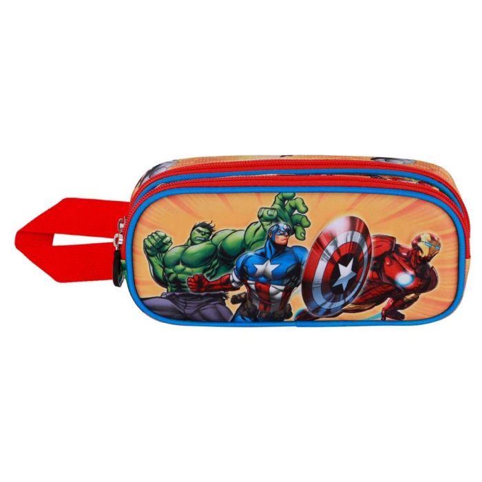 Marvel Los Vengadores Estuche Portatodo 3D Doble Attack Rojo 1 Marvel Los Vengadores Estuche Portatodo 3D Doble Attack Rojo 1