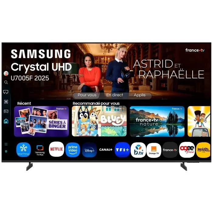 Samsung 43U7005F Televisor LED 43 Pulgadas 4K UHD HDR10+ Smart TV Centro de Juegos 3xHDMI Wi-Fi 0 Samsung 43U7005F Televisor LED 43 Pulgadas 4K UHD HDR10+ Smart TV Centro de Juegos 3xHDMI Wi-Fi 0
