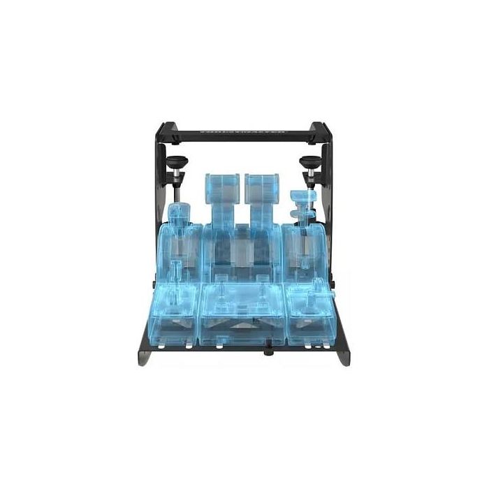 Thrustmaster 4060174 Abrazadera de Mesa para PC, Soporte Negro Metal