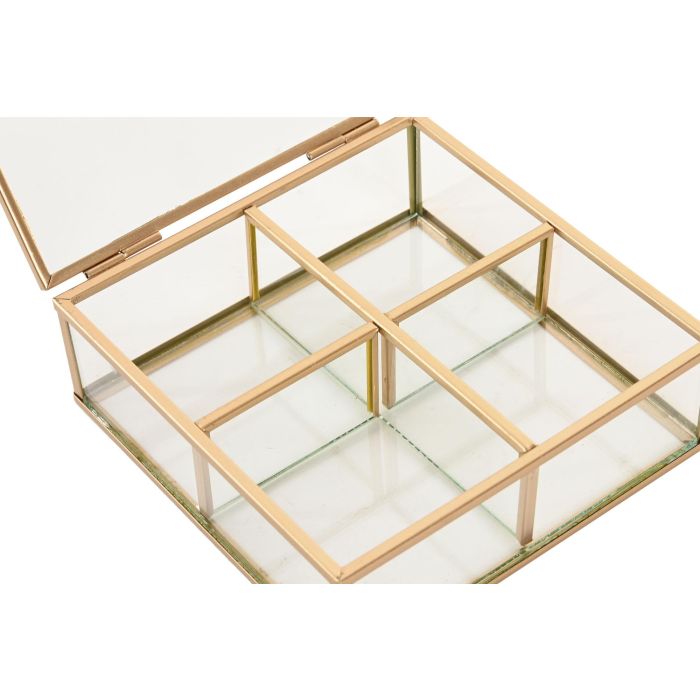 Joyero Glam DKD Home Decor Dorado 16 x 5 x 15 cm 2 Joyero Glam DKD Home Decor Dorado 16 x 5 x 15 cm 2