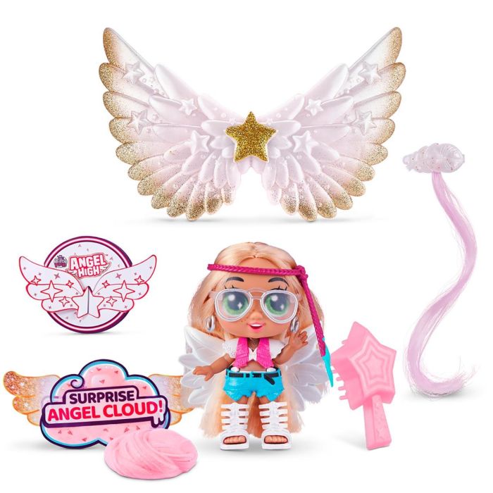 ZURU Zu9710 Muñeca Angel High Colección 6 Muñecas con 10 Accesorios Exclusivos +3 Años 3