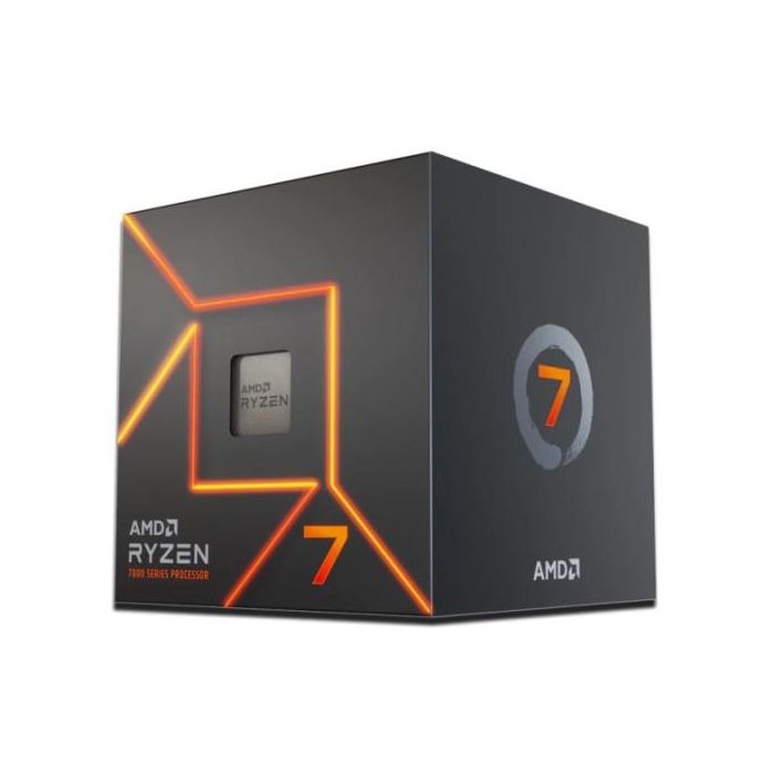 AMD Ryzen 7 7700 Procesador de Escritorio AM5 3.8GHz 32MB L2&L3 Caché 5nm DDR5 con Gráficos Radeon Caja