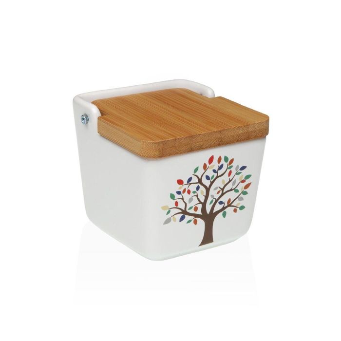 Salero con Tapa Versa Cerámica Árbol 8,8 x 8,5 x 8,8 cm 0 Salero con Tapa Versa Cerámica Árbol 8,8 x 8,5 x 8,8 cm 0