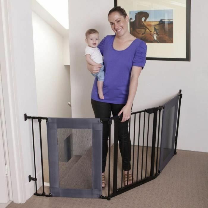 Dreambaby Barrera de Seguridad Denver 3 Paneles 85.5-200 x 74 cm Bidireccional Negra 1 Dreambaby Barrera de Seguridad Denver 3 Paneles 85.5-200 x 74 cm Bidireccional Negra 1