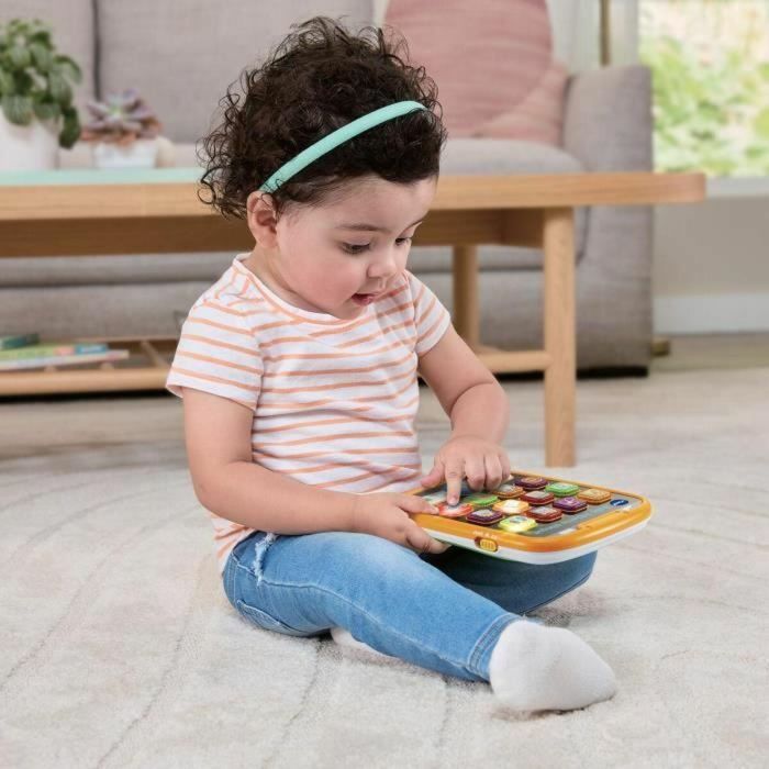 Vtech Baby Tableta Bilingüe para Bebé - Juguete Educativo con 12 Botones Iluminados, Francés e Inglés (9-36 meses) 12 Vtech Baby Tableta Bilingüe para Bebé - Juguete Educativo con 12 Botones Iluminados, Francés e Inglés (9-36 meses) 12
