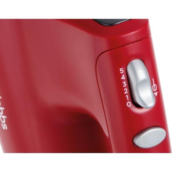 Batidora de mano - RUSSEL HOBBS - Desire Red - 185 W - 5 velocidades - Rojo 1