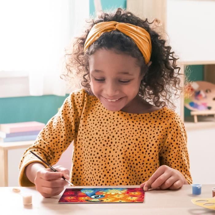 CreArt Kids Pavo Real 31x21cm, Kit de pintura por números, Edades 9+, 25907, Ravensburger 4