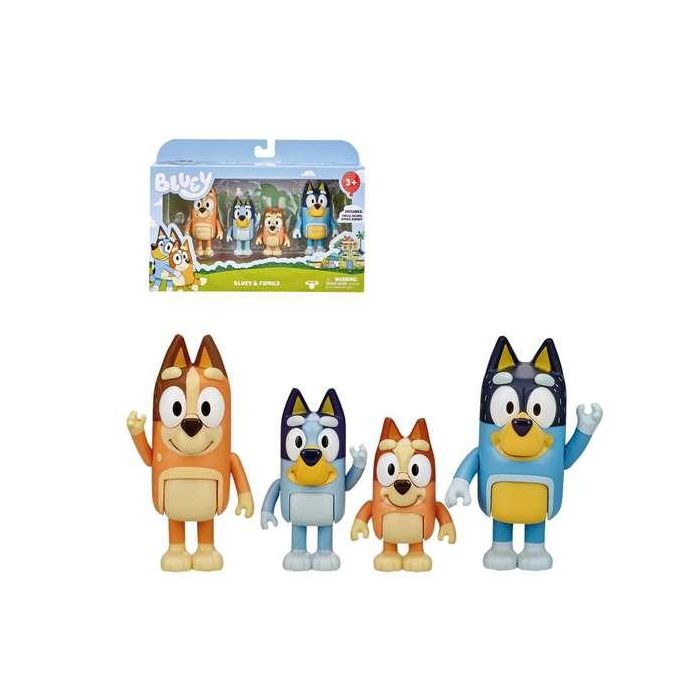Figura bluey pack 4 figuras 6 cm con accesorios - modelos surtidos Figura bluey pack 4 figuras 6 cm con accesorios - modelos surtidos