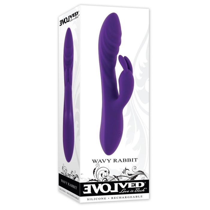 Vibrador Punto G Evolved Rabbit Morado 1 Vibrador Punto G Evolved Rabbit Morado 1