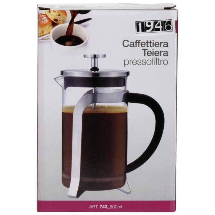 Cafetera/ Tetera Émbolo 600 Ml 1946 1