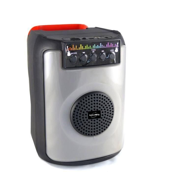 INOVALLEY FIRE01 - Altavoz Karaoke - Bluetooth V5.0 - 40 W