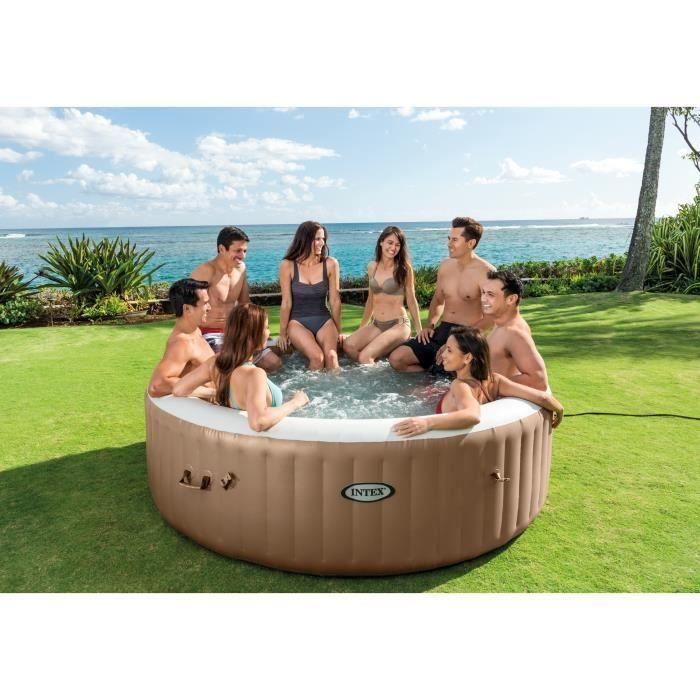 Spa Hinchable Intex 236 x 71 x 236 cm Marrón 1339 L 3