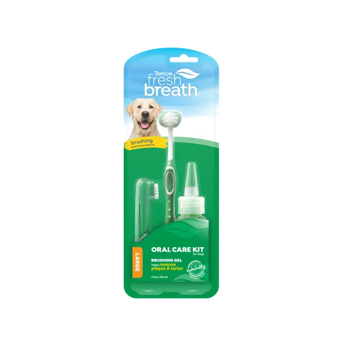 Tropiclean Fresh Breath Kit Higiene Dental Perros Grandes