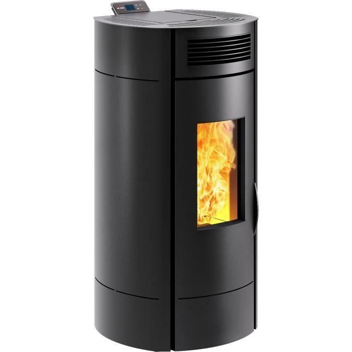 Estufa de pellets - INVICTA LODI 10 - Wifi - Negra Estufa de pellets - INVICTA LODI 10 - Wifi - Negra