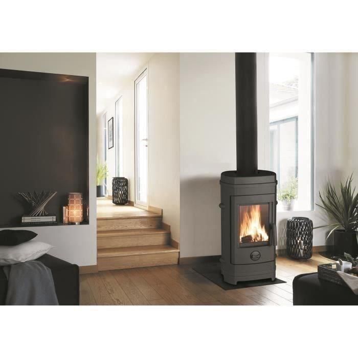 INVICTA Remilly 7 kW Estufa de leña Flamme Verte 7 * - Troncos 34 cm 1 INVICTA Remilly 7 kW Estufa de leña Flamme Verte 7 * - Troncos 34 cm 1