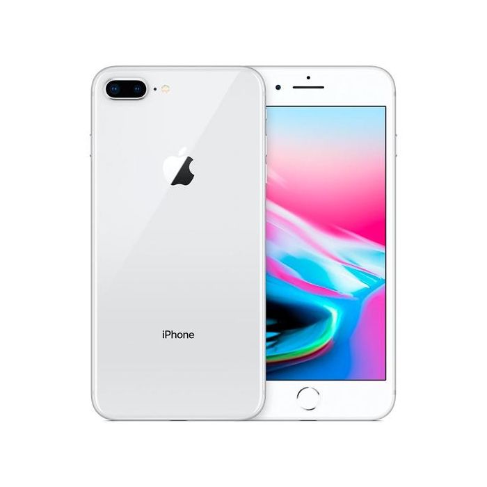 Apple Iphone 8 Plus 64 grb 5,5" Silver Cpo A+ Estado Excelente, Sin Ninguna Marca De Uso Reacondicionado 2+1 Año Garantía