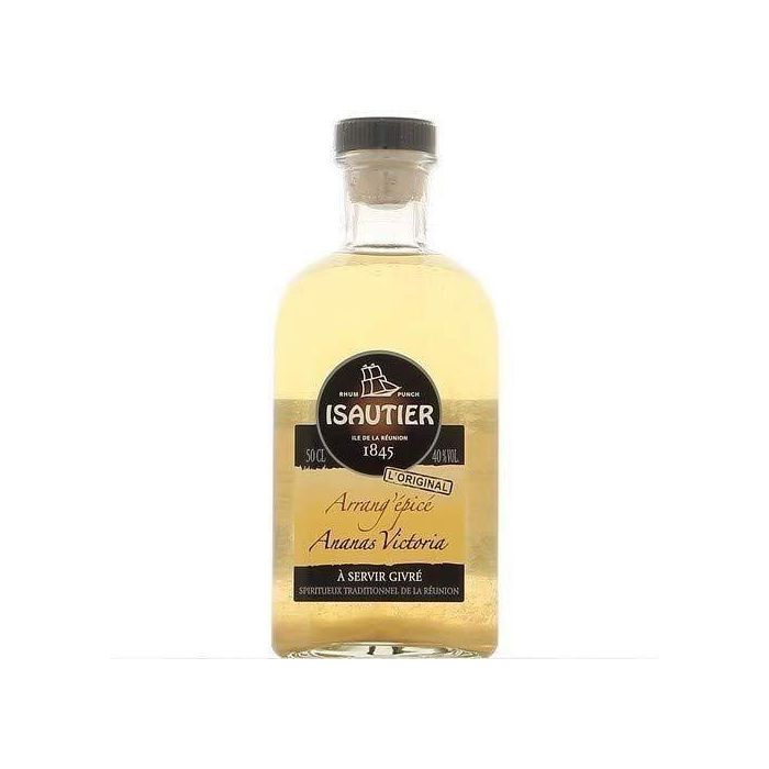 Isautier - Ron arreglado Piña Victoria - 40.0% Vol. - 50 cl 1