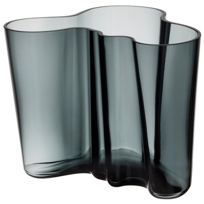 Jarrón Dark Grey Iittala altura 16 cm (2 Unidades)