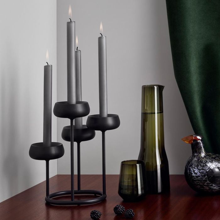 Candelabro 4 Velas Dark Grey Iittala 1