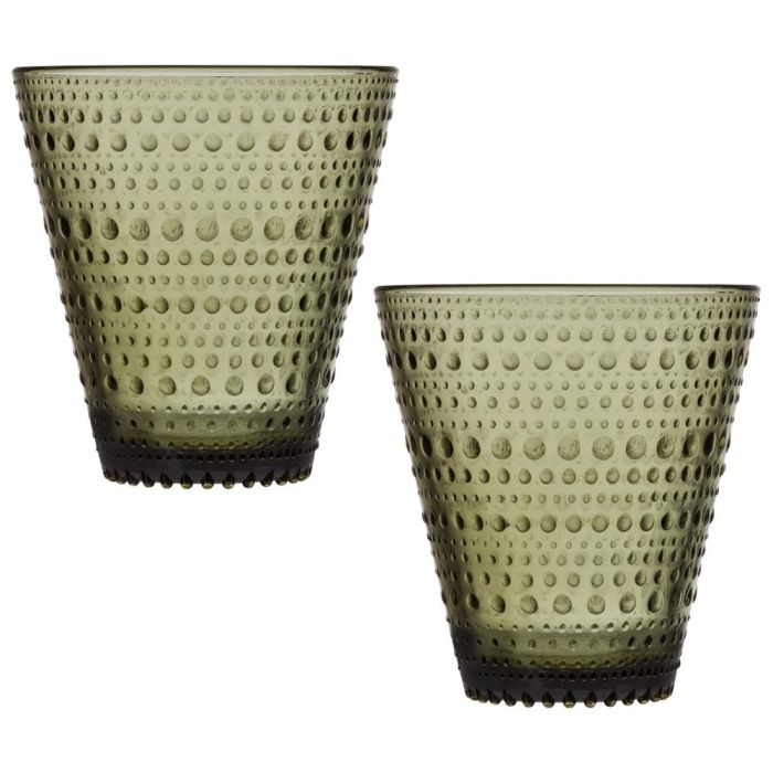 Set 2 Vasos 300 Ml Moss Green Iittala (6 Unidades)