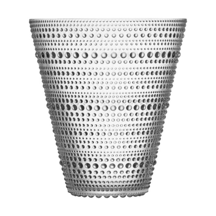 Jarrón Clear Iittala diámetro 14 cm altura 15,4 cm (2 Unidades)