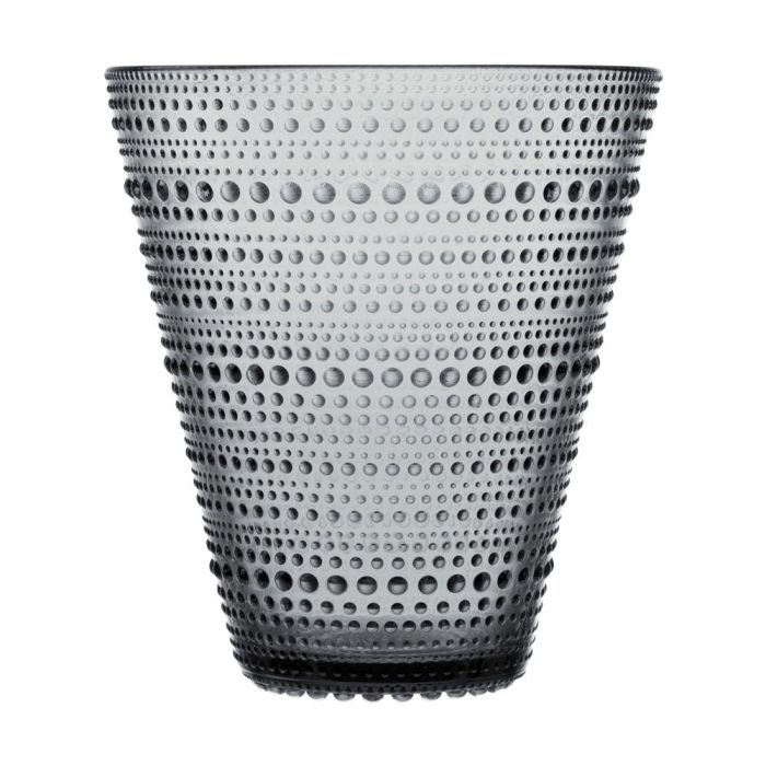 Jarrón Grey Iittala diámetro 14 cm altura 15,4 cm (2 Unidades)