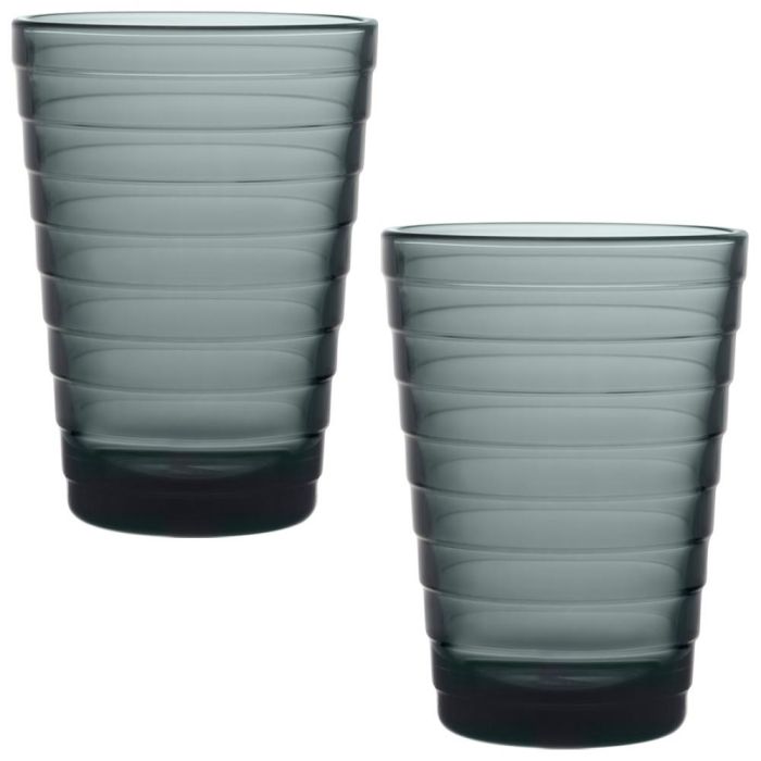 Set 2 Vasos 330 Ml Dark Grey Iittala (6 Unidades)