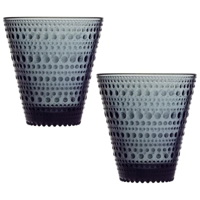 Set 2 Vasos 300 Ml Dark Grey Iittala (6 Unidades)