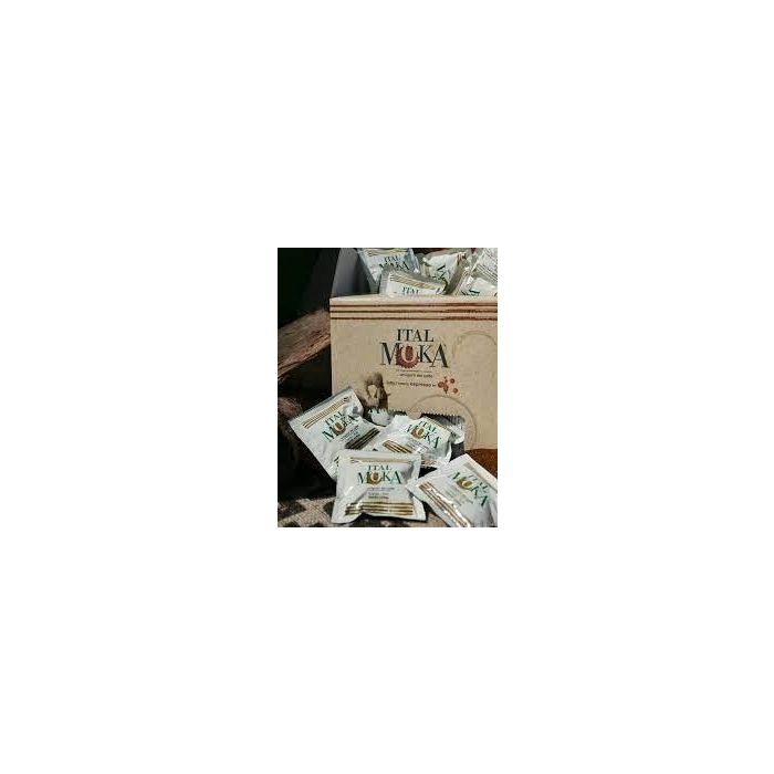 Italmoka Café Espresso Cremoso con Vaso, Paletina y Azúcar, Caja de 150 Cafés